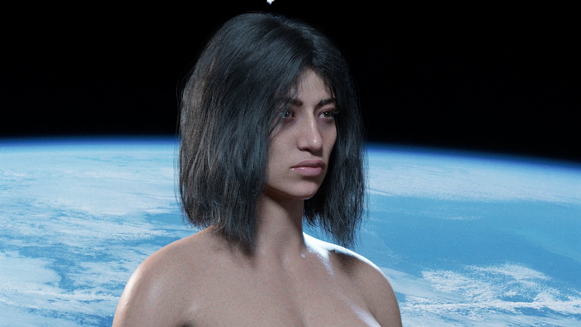 Naomi - Rigged Blender character 3D model_39