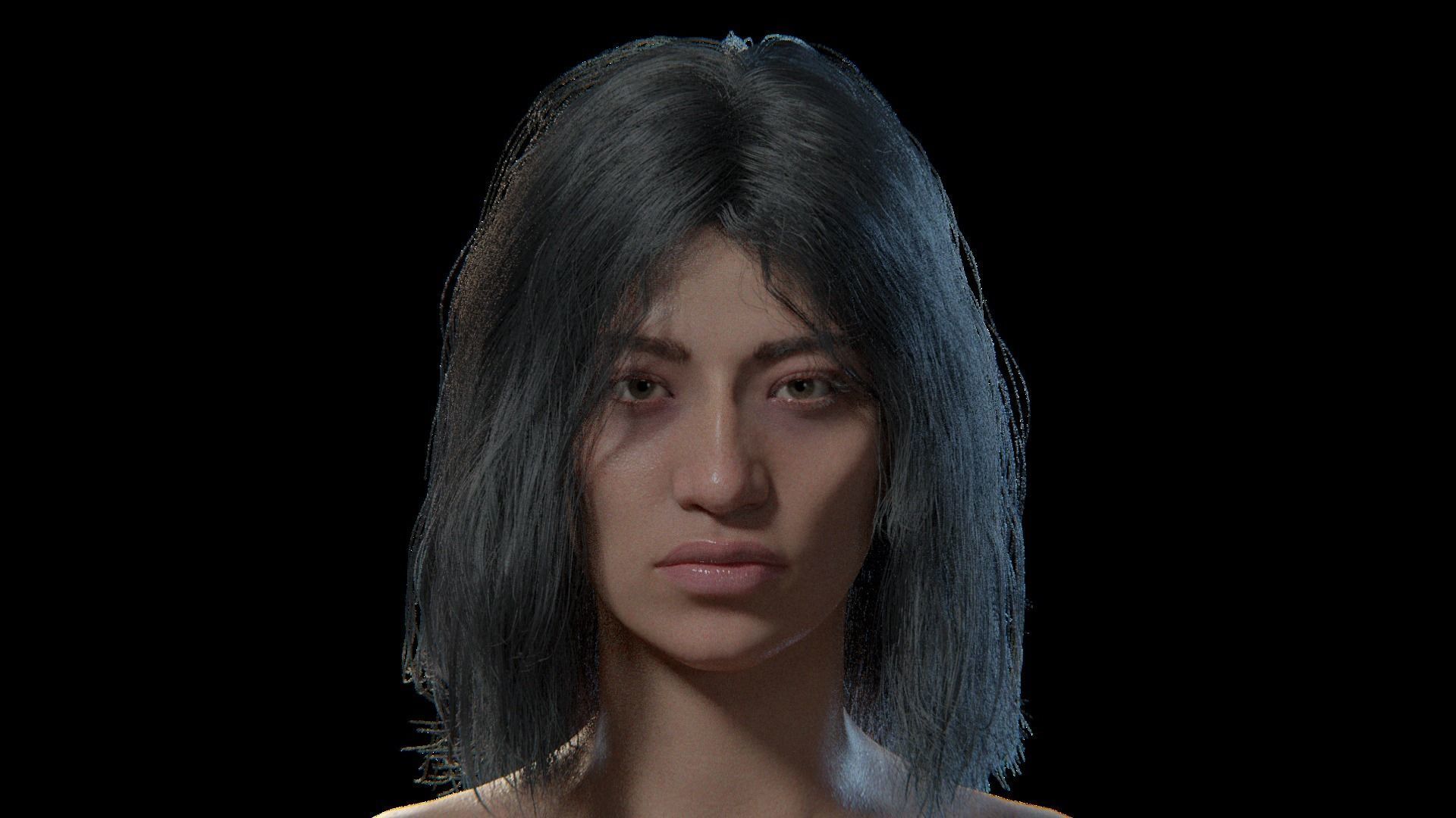 Naomi - Rigged Blender character 3D model_22