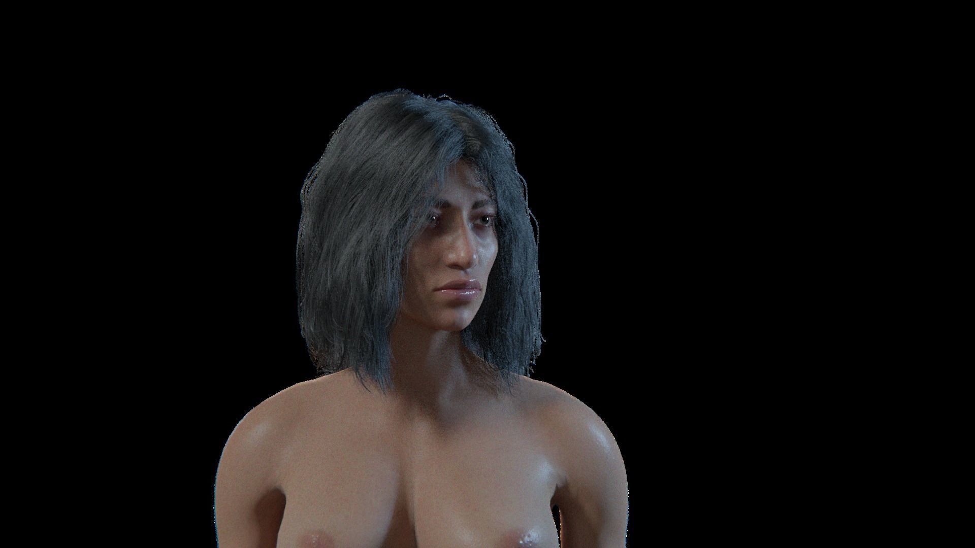 Naomi - Rigged Blender character 3D model_28