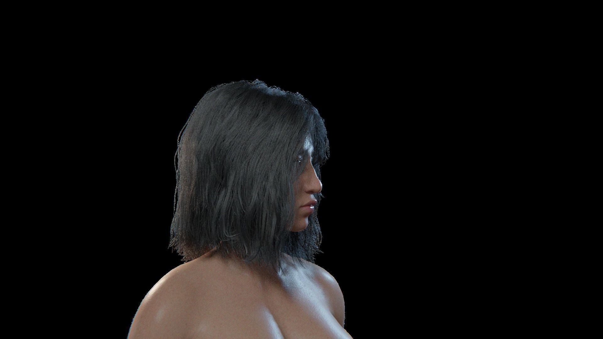 Naomi - Rigged Blender character 3D model_29