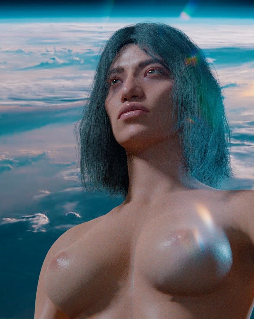 Naomi - Rigged Blender character 3D model_8