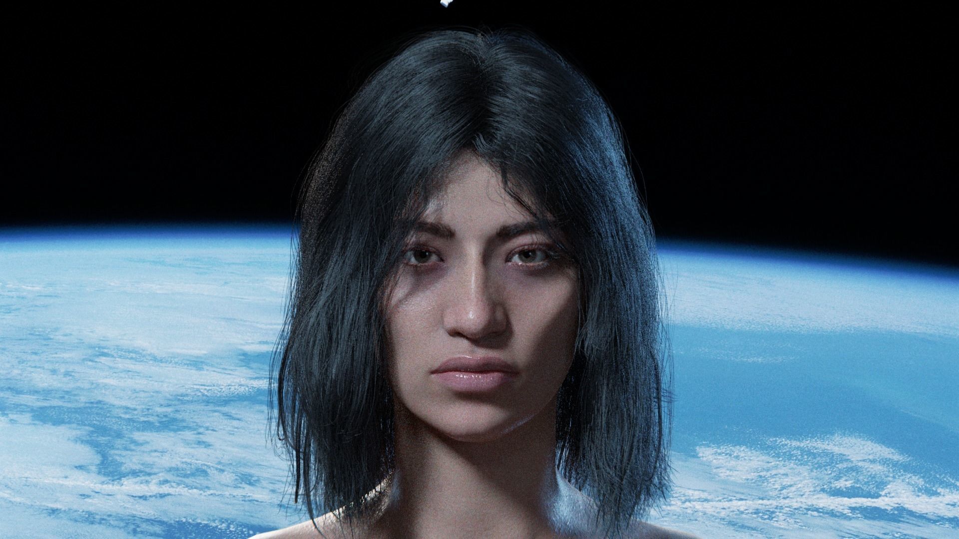 Naomi - Rigged Blender character 3D model_2