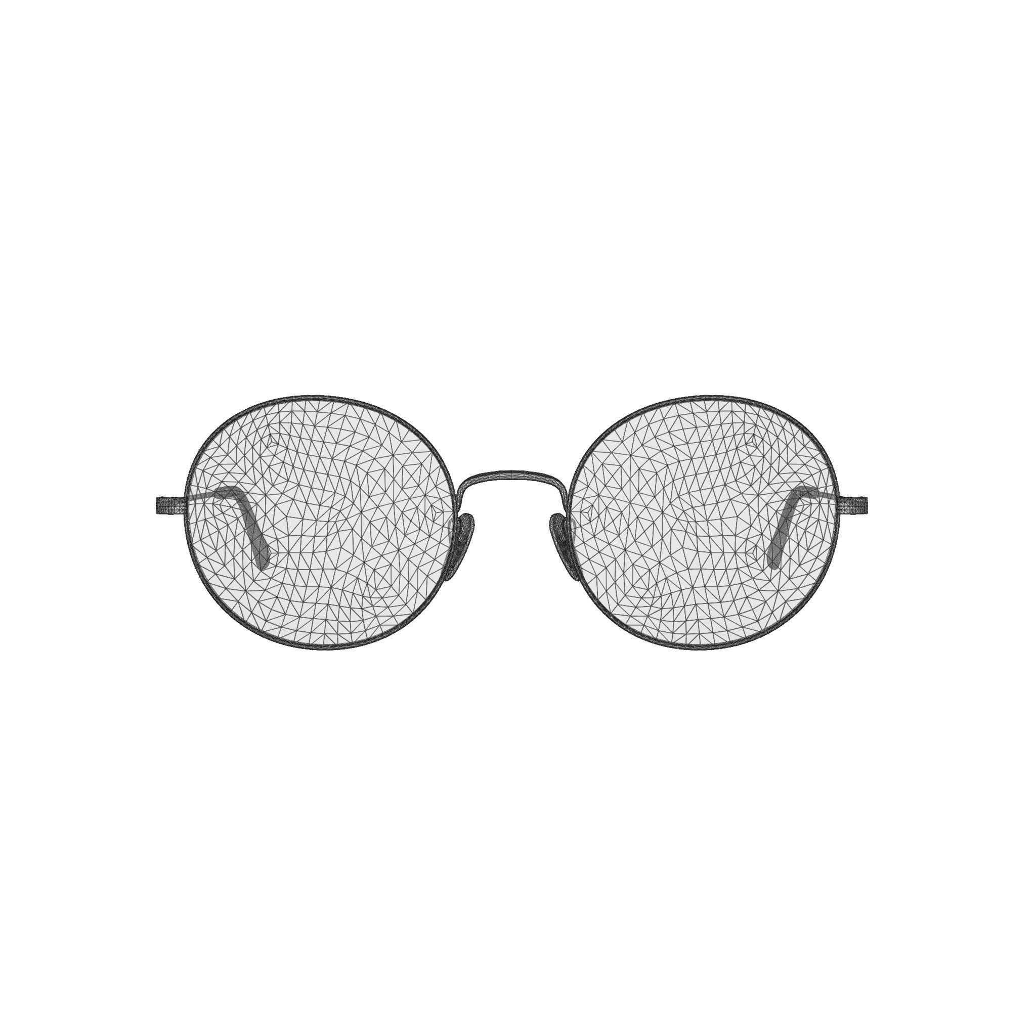 Ray-Ban Ja-Jo - RB3592 Sunglasses Low-poly 3D model_6