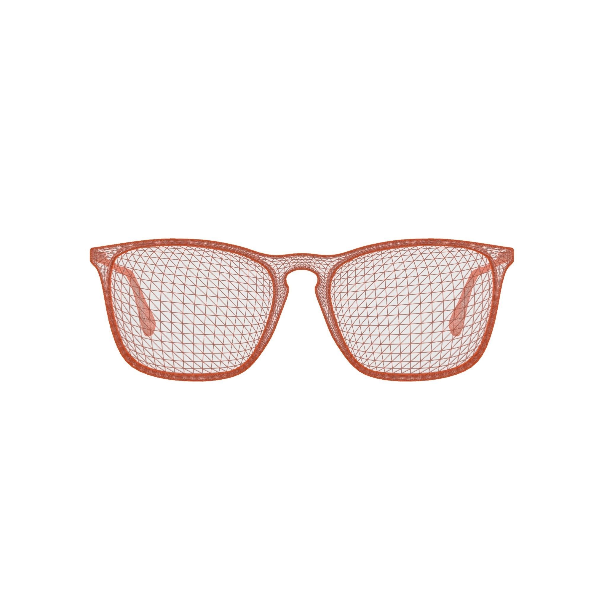 Ray-Ban Chris - RB4187 639175 Sunglasses Low-poly 3D model_7