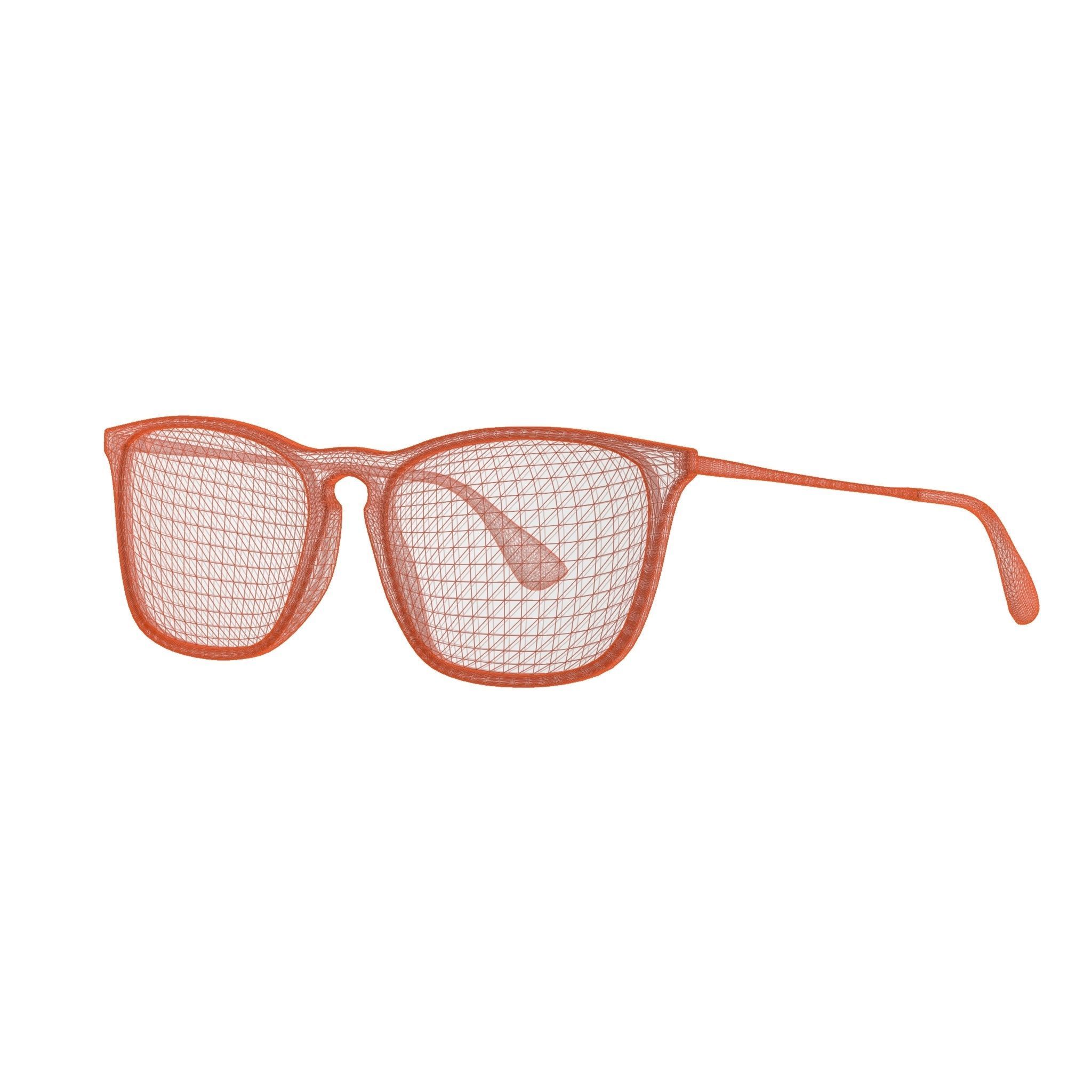 Ray-Ban Chris - RB4187 639175 Sunglasses Low-poly 3D model_5