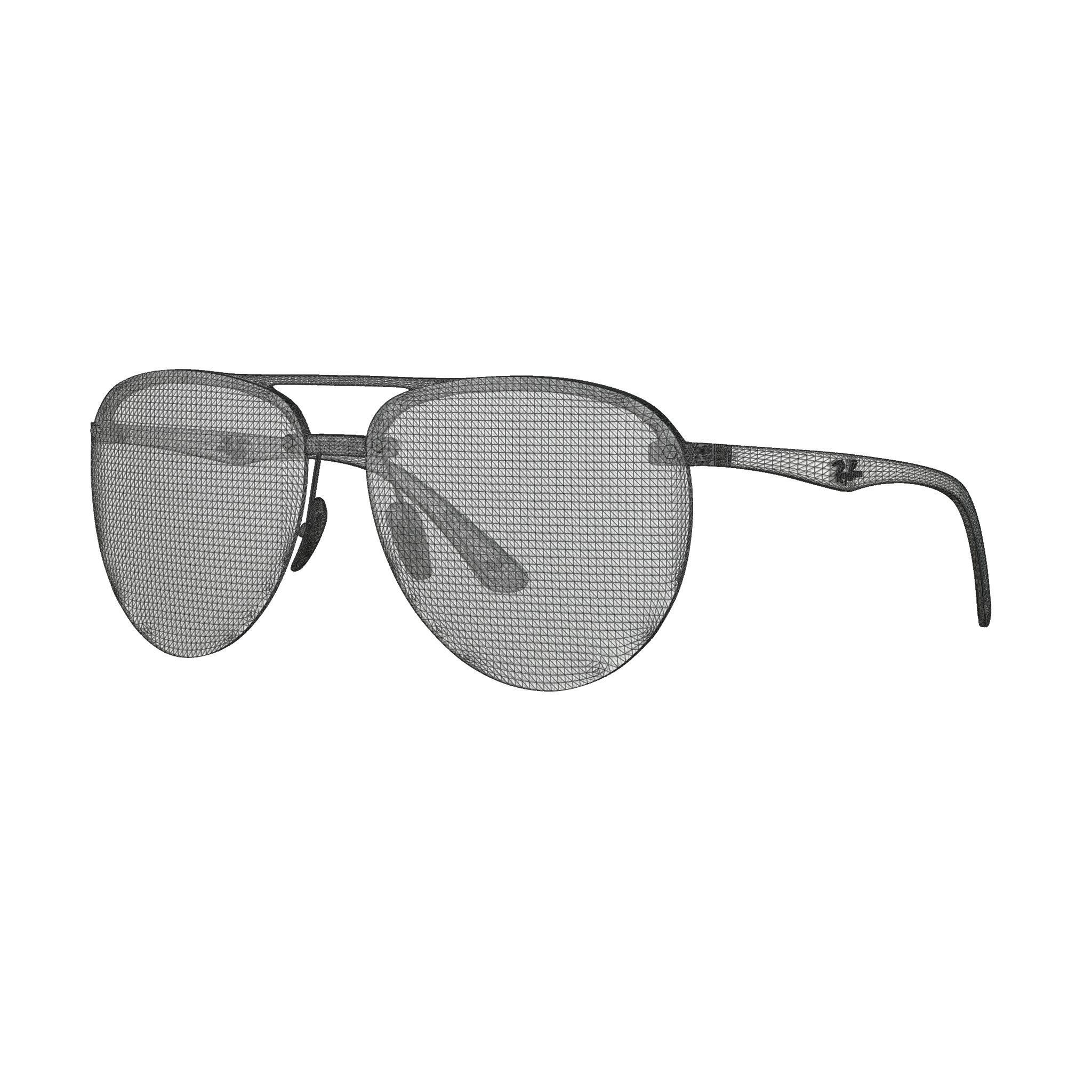Ray-Ban Chromance - RB4293CH Sunglasses Low-poly 3D model_4