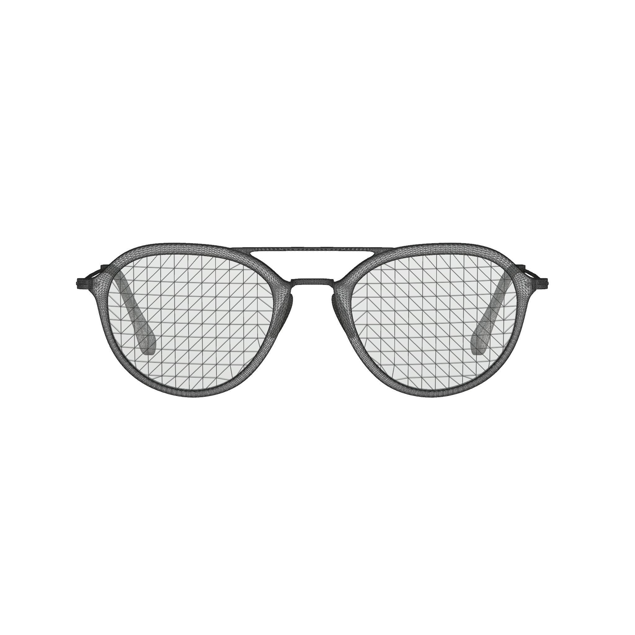 Ray-Ban - RB4253 62923F Sunglasses Low-poly 3D model_6