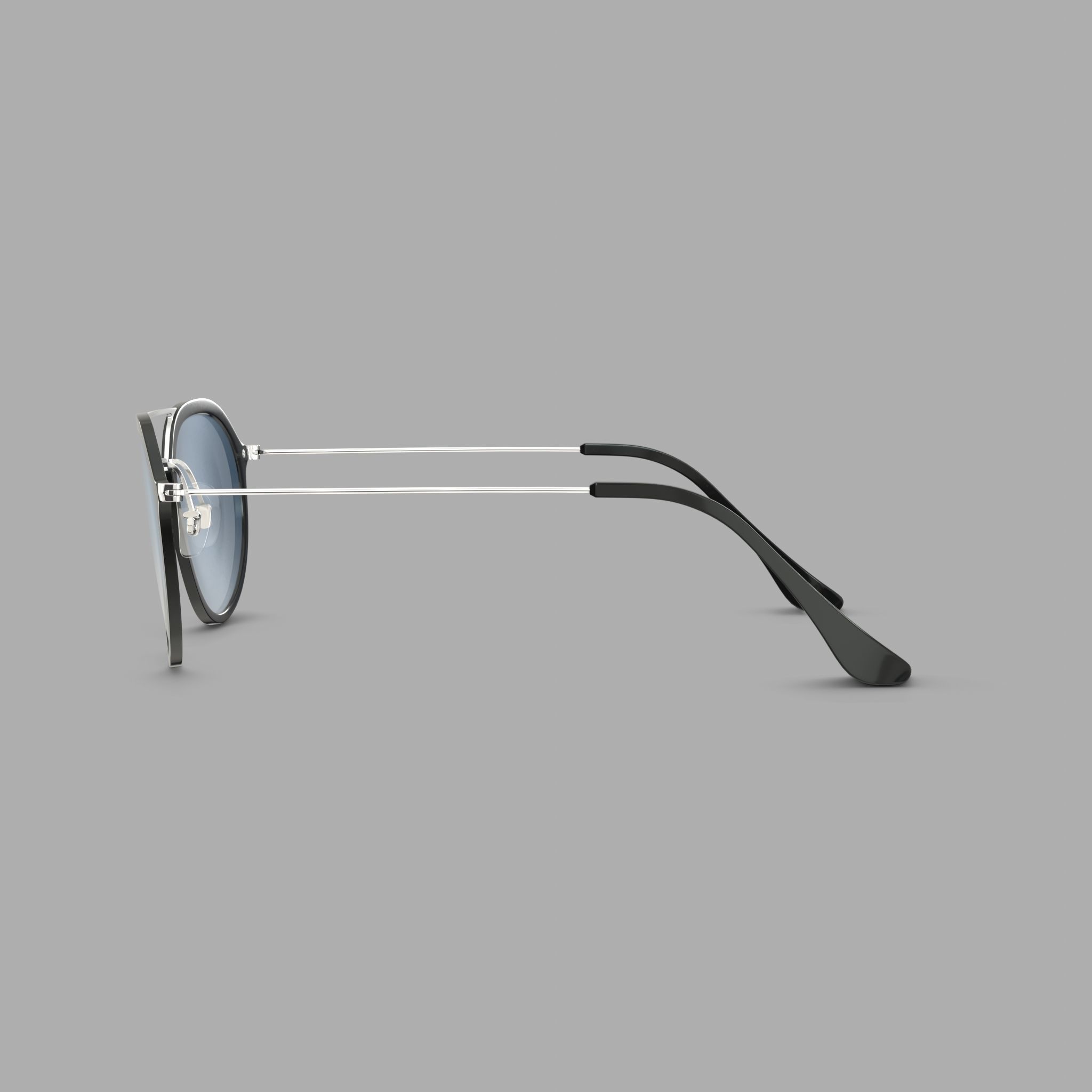 Ray-Ban - RB4253 62923F Sunglasses Low-poly 3D model_3