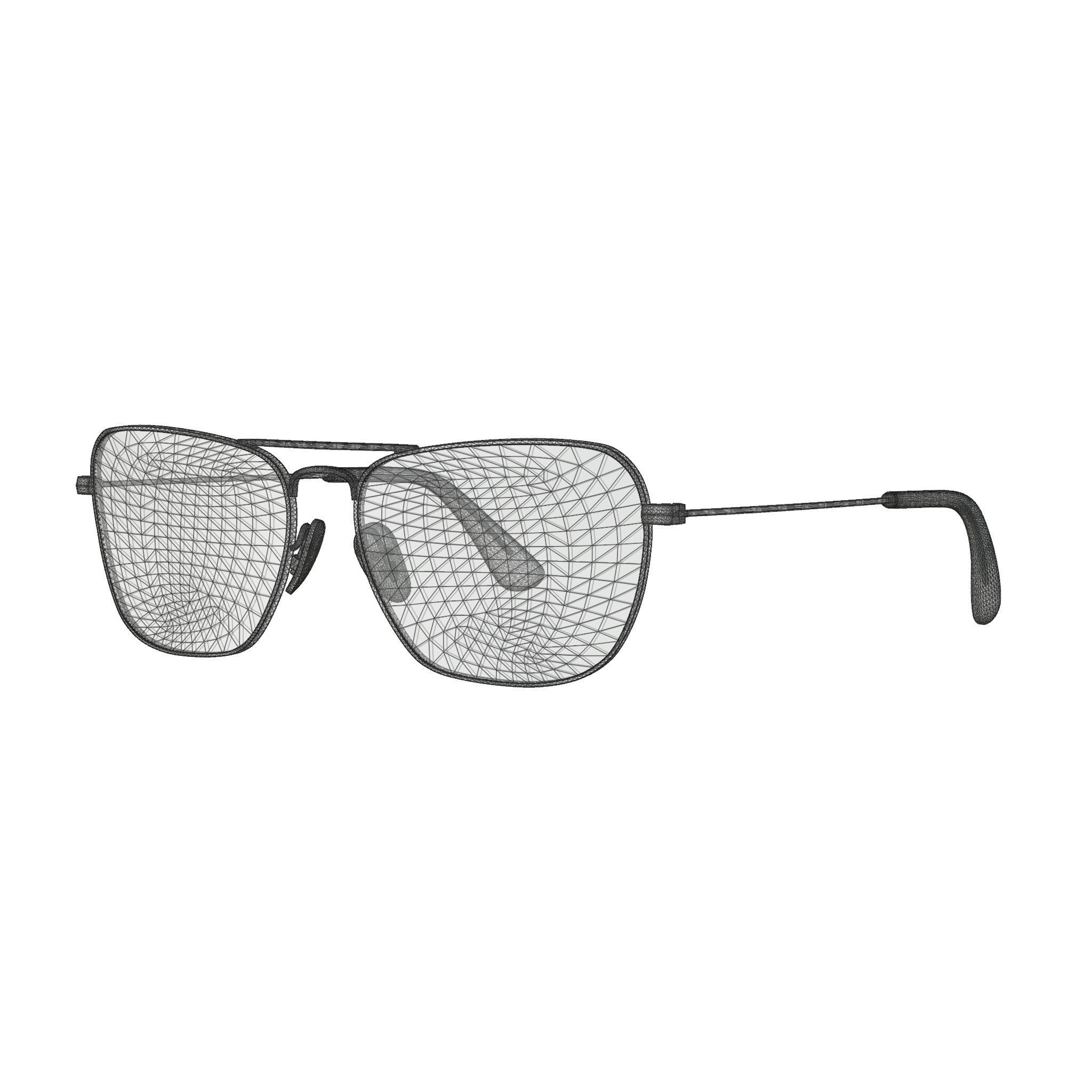 Ray-Ban - RB3610 913971 Sunglasses Low-poly 3D model_5