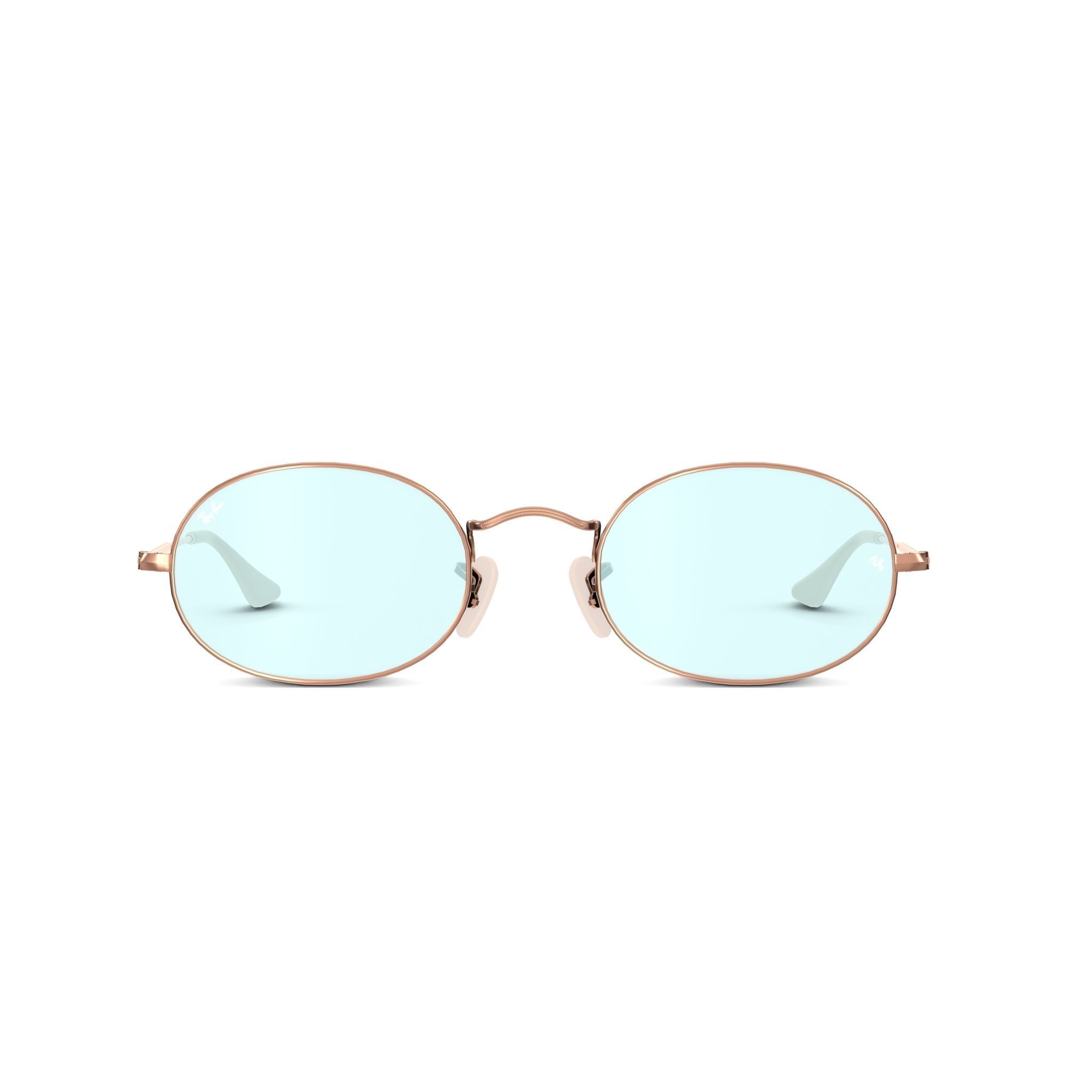 Ray-Ban Oval Washed Evolve - RB3547N 91310Y Sunglasses Low-poly 3D model_2