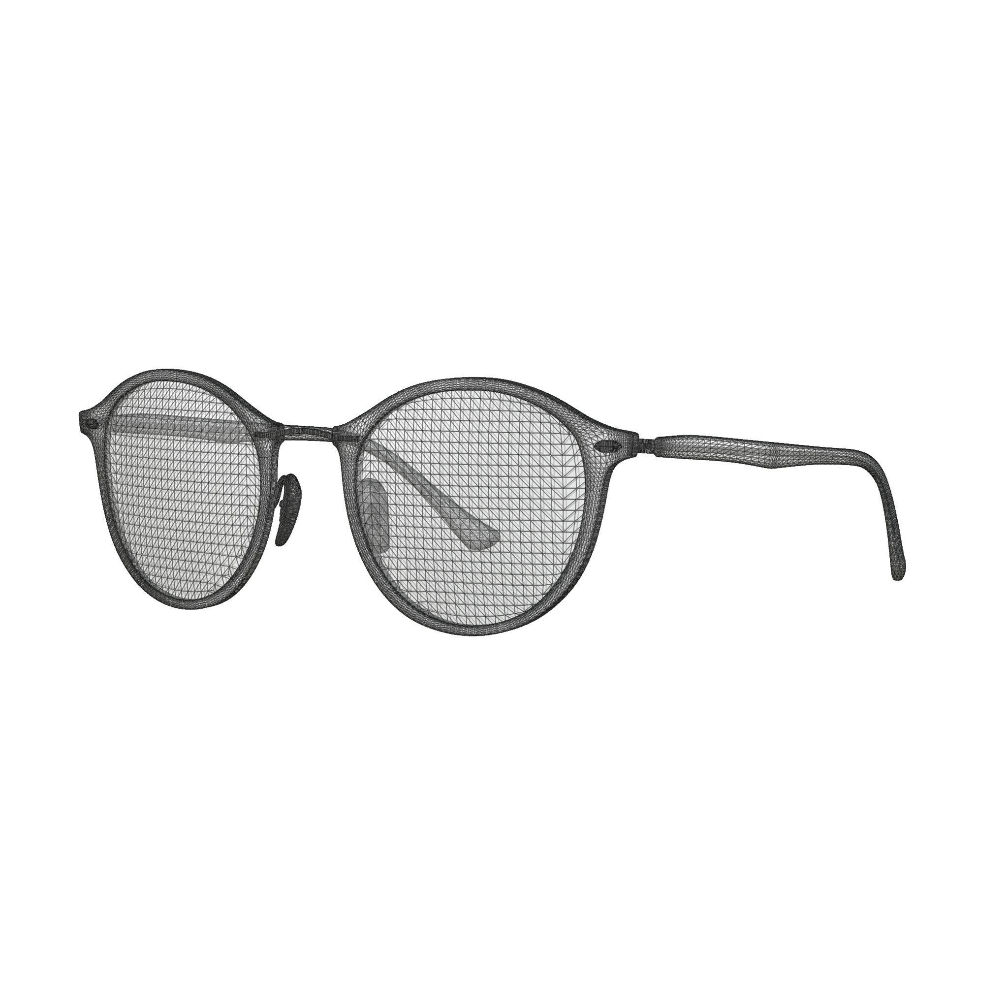 Ray-Ban - RB4242 6290B8 Sunglasses Low-poly 3D model_4