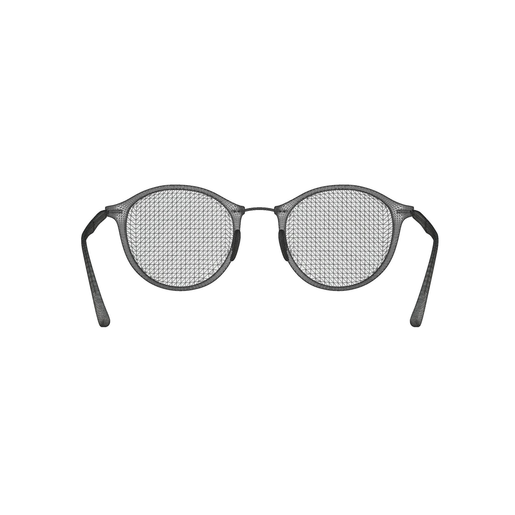 Ray-Ban - RB4242 6290B8 Sunglasses Low-poly 3D model_5