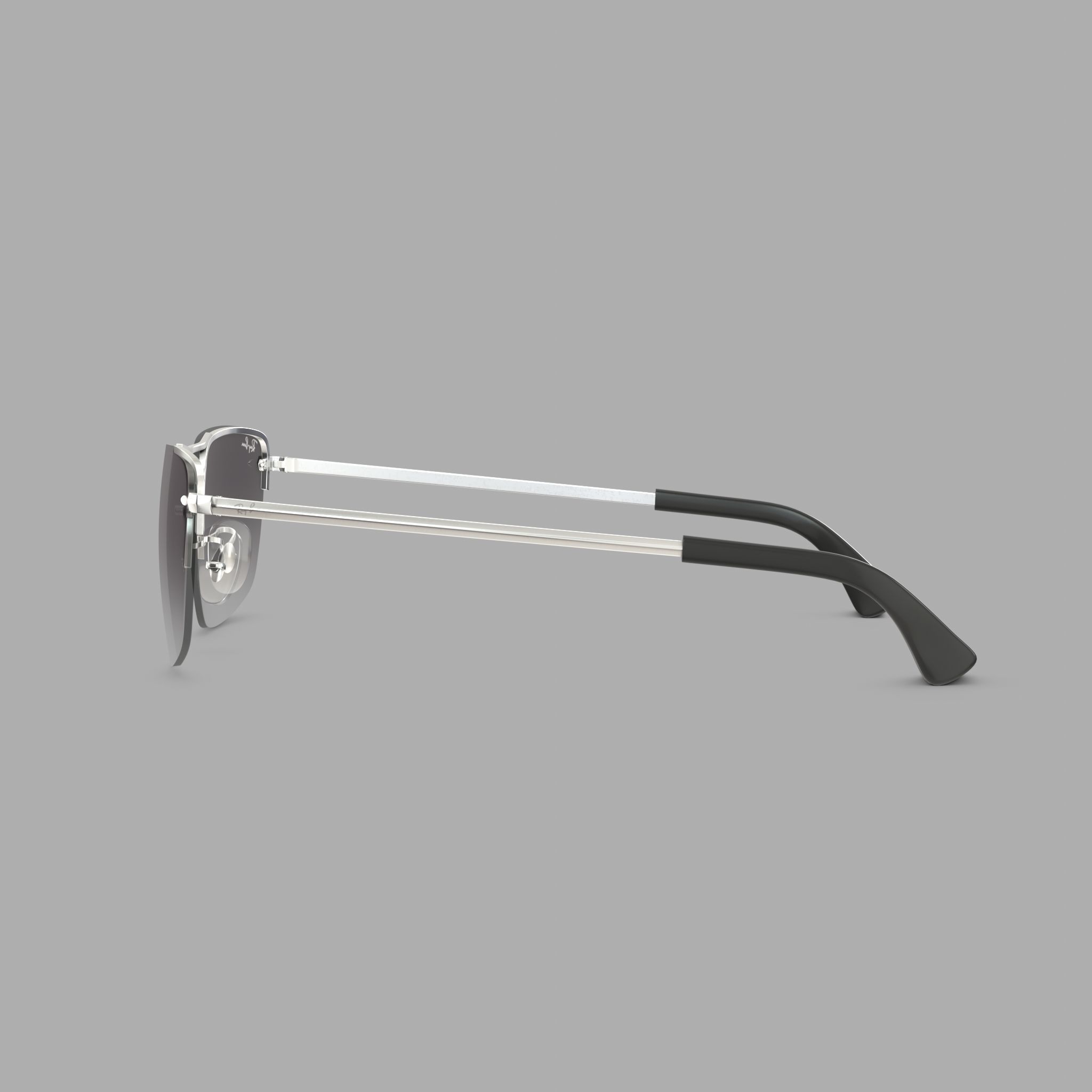 Ray-Ban - RB3607 Sunglasses Low-poly 3D model_3