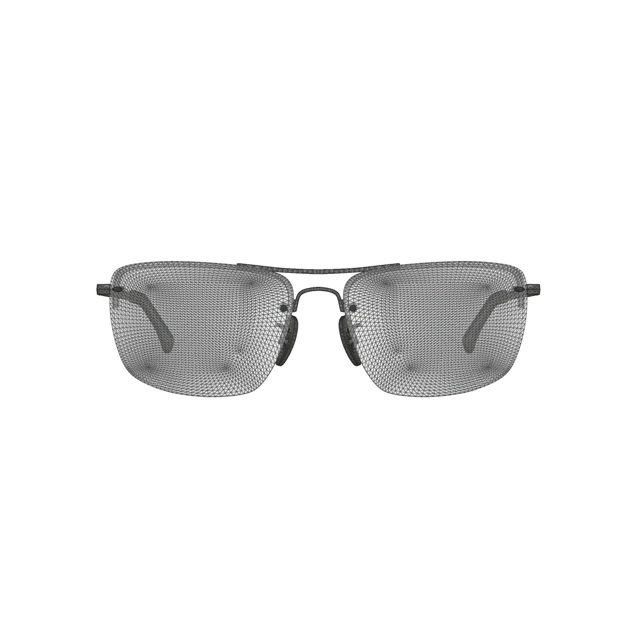 Ray-Ban - RB3607 Sunglasses Low-poly 3D model_6