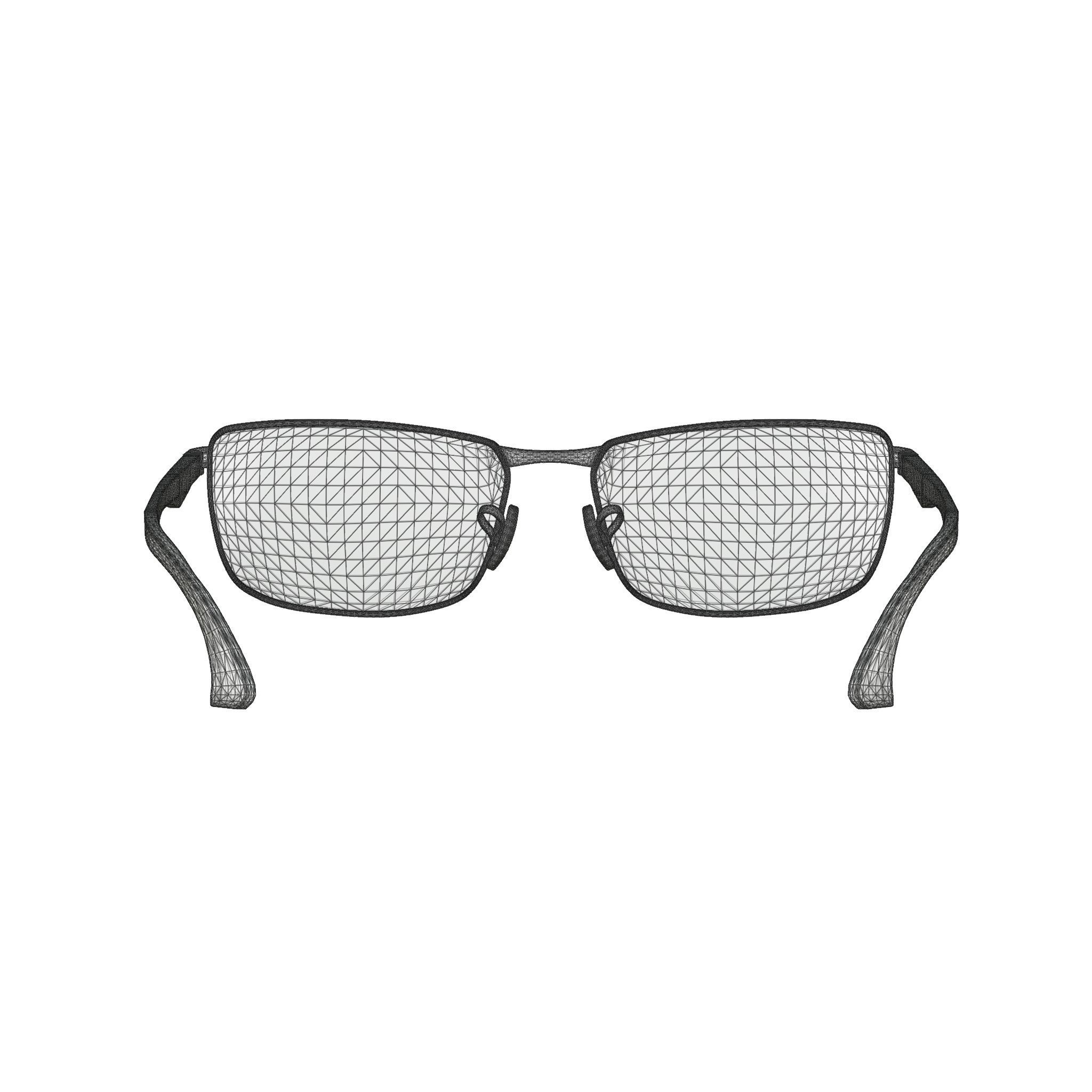 Ray-Ban - RB3498 029 Sunglasses Low-poly 3D model_5