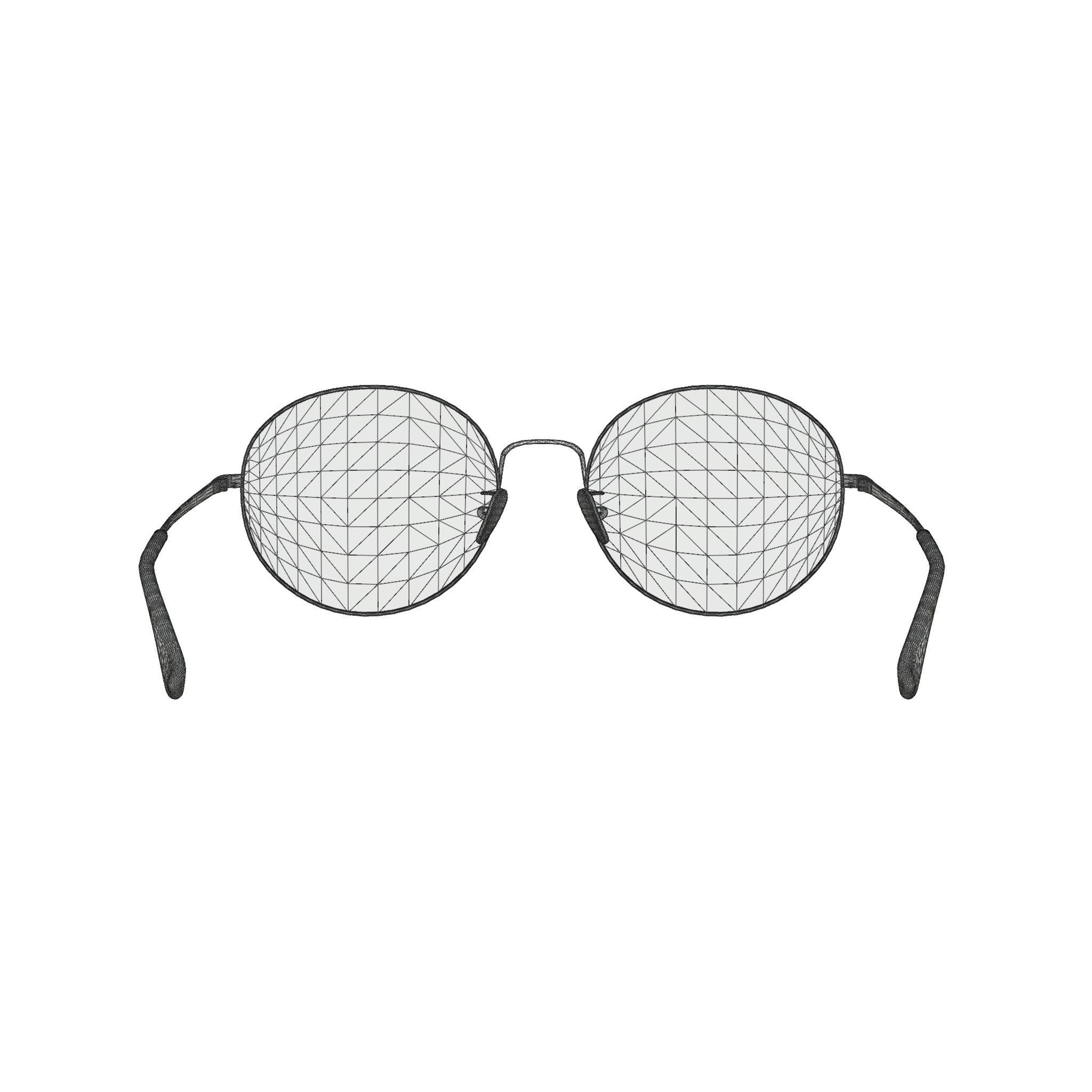 Ray-Ban Team Wang X Ray-Ban - RB3612 903593 Sunglasses Low-poly 3D model_6