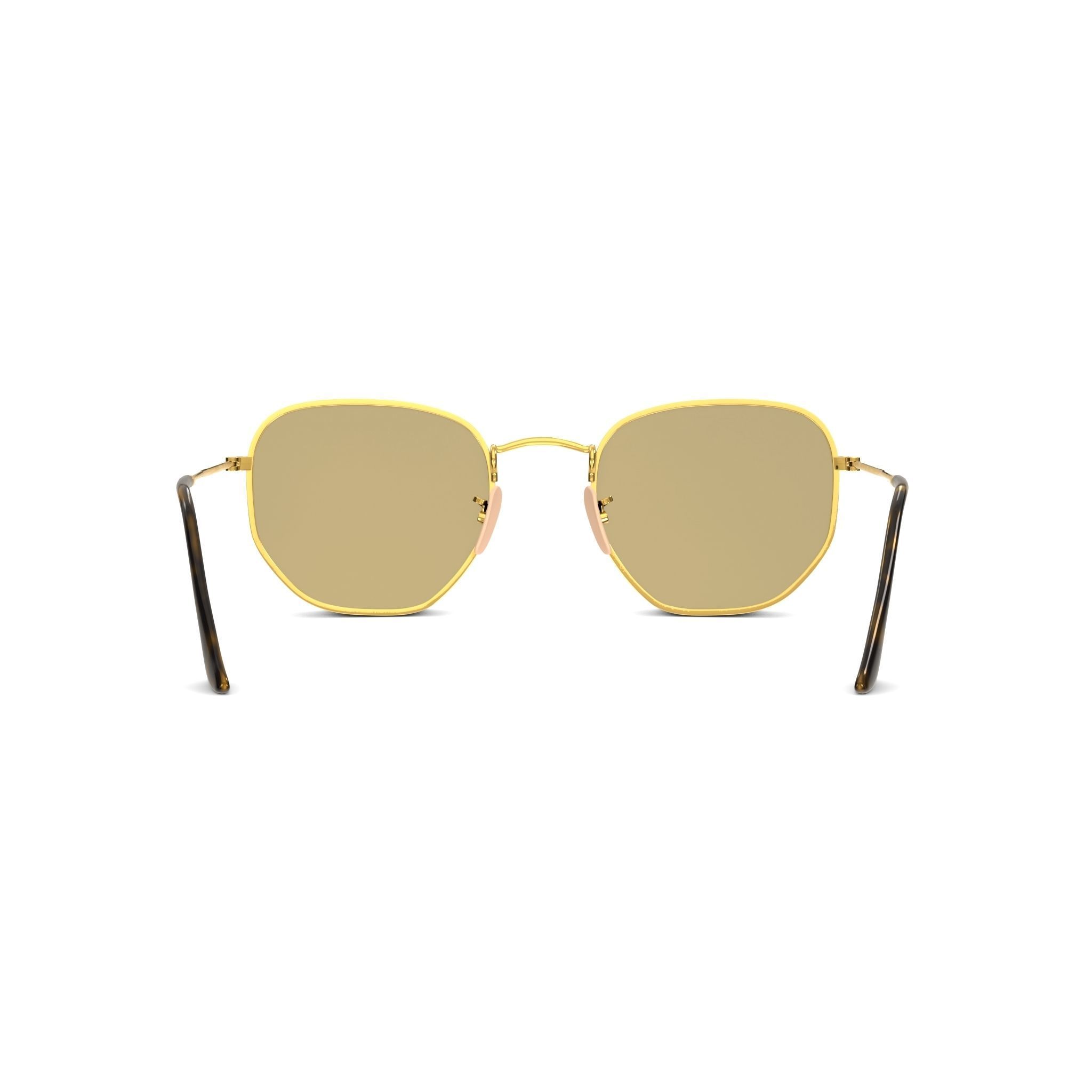 Ray-Ban Hexagonal flat lenses - RB3548N Sunglasses Low-poly 3D model_1