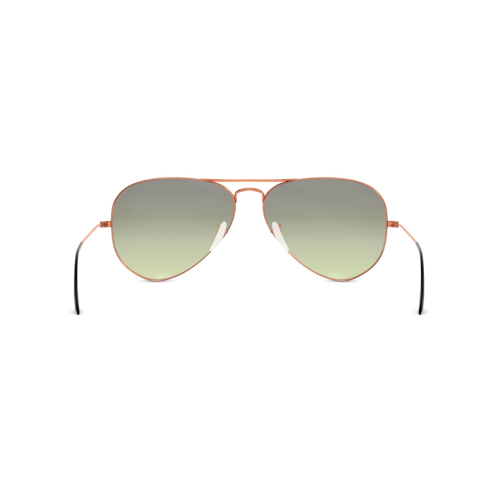 Ray-Ban Aviator - RB3026 9002A6 Sunglasses Low-poly 3D model_1