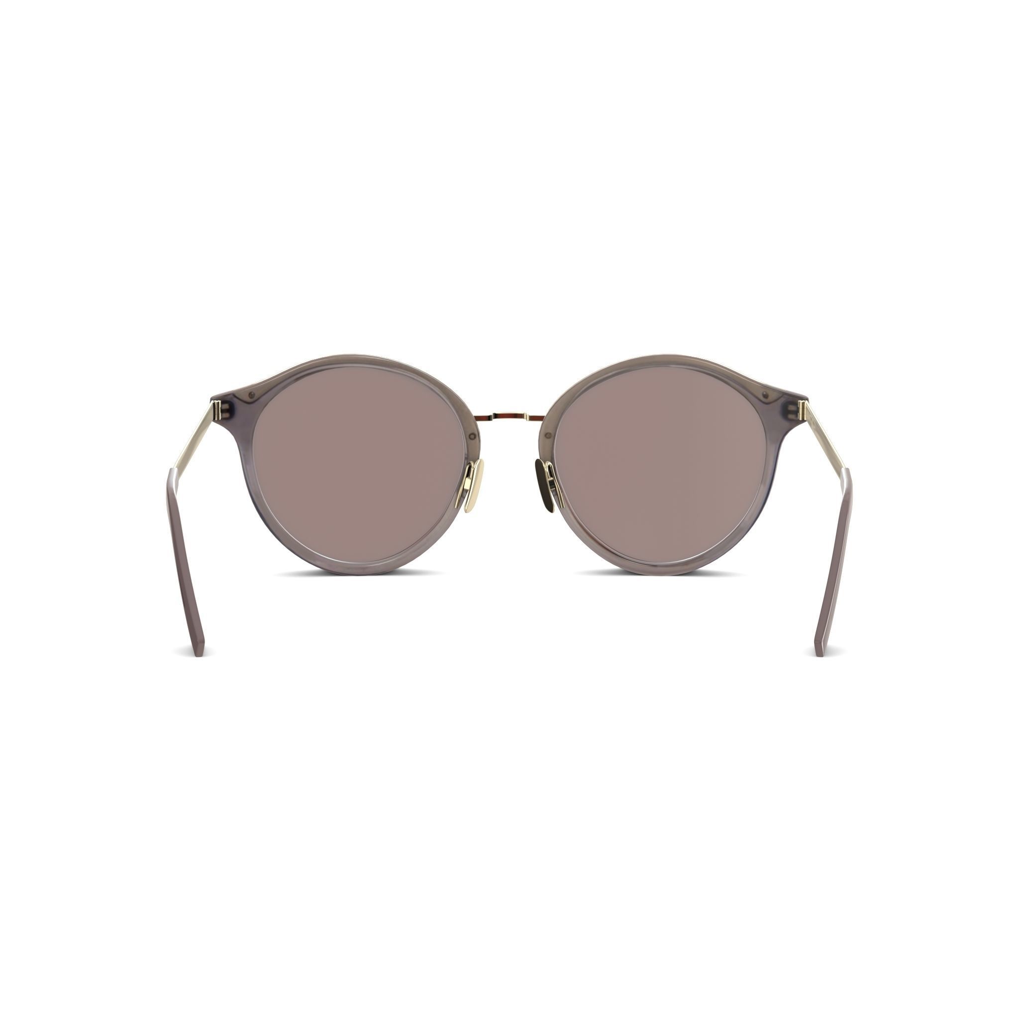 Saint Laurent - SL 57 005 Sunglasses Low-poly 3D model_1