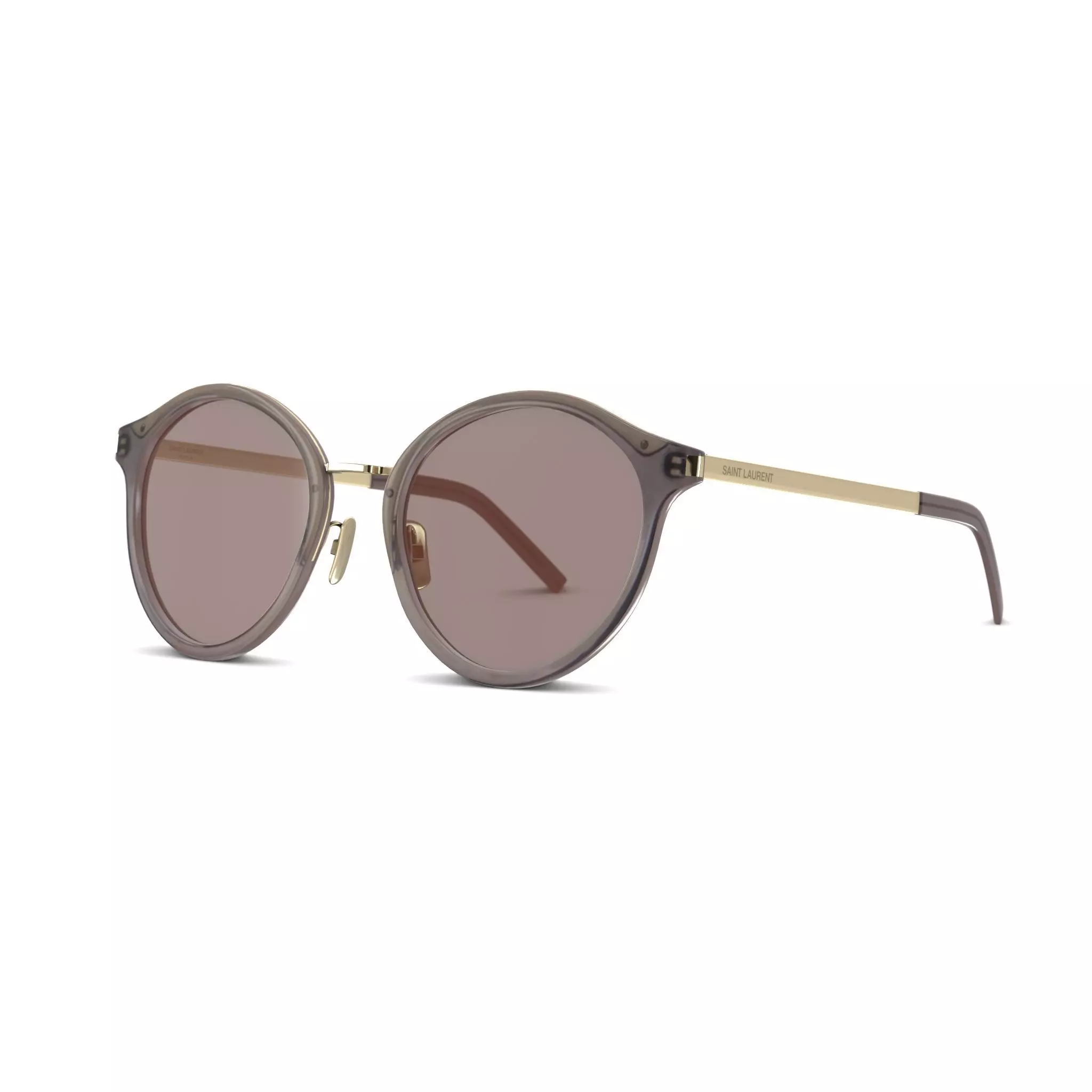Saint Laurent - SL 57 005 Sunglasses Low-poly 3D model_0