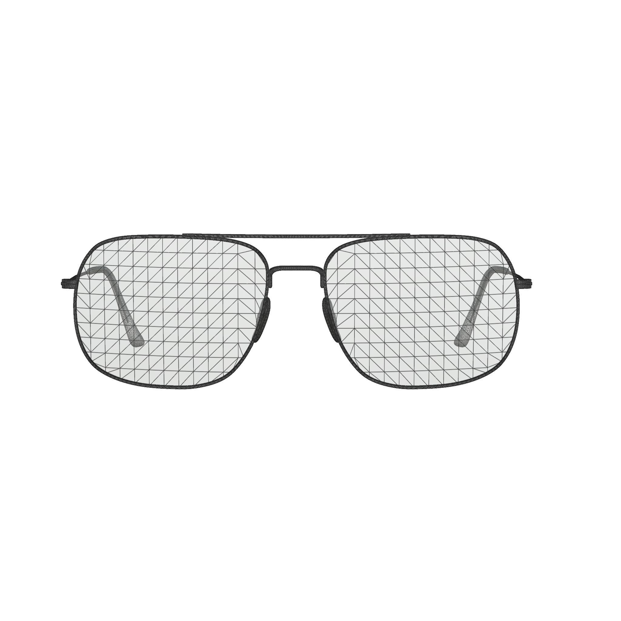 Ray-Ban - RB3595 901380 Sunglasses Low-poly 3D model_6