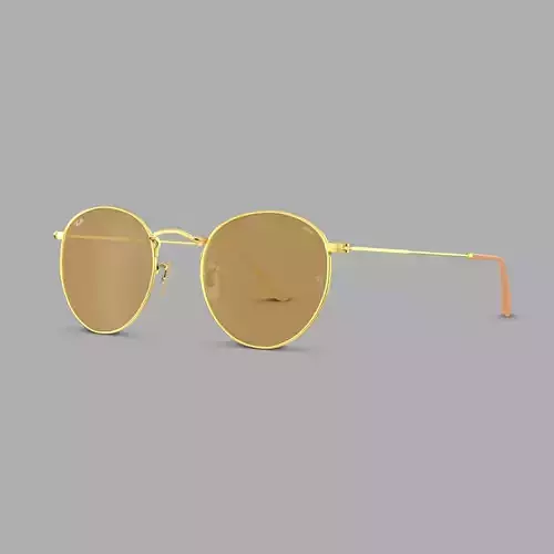 Ray-Ban Round metal - RB3447 Sunglasses Low-poly 3D model