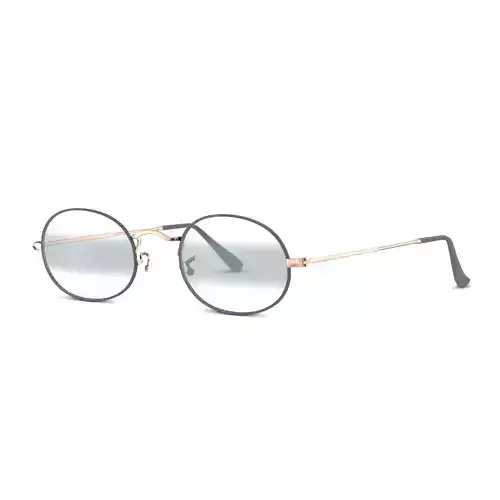 Ray-Ban Oval  - RB3547 9156AJ Sunglasses Low-poly 3D model