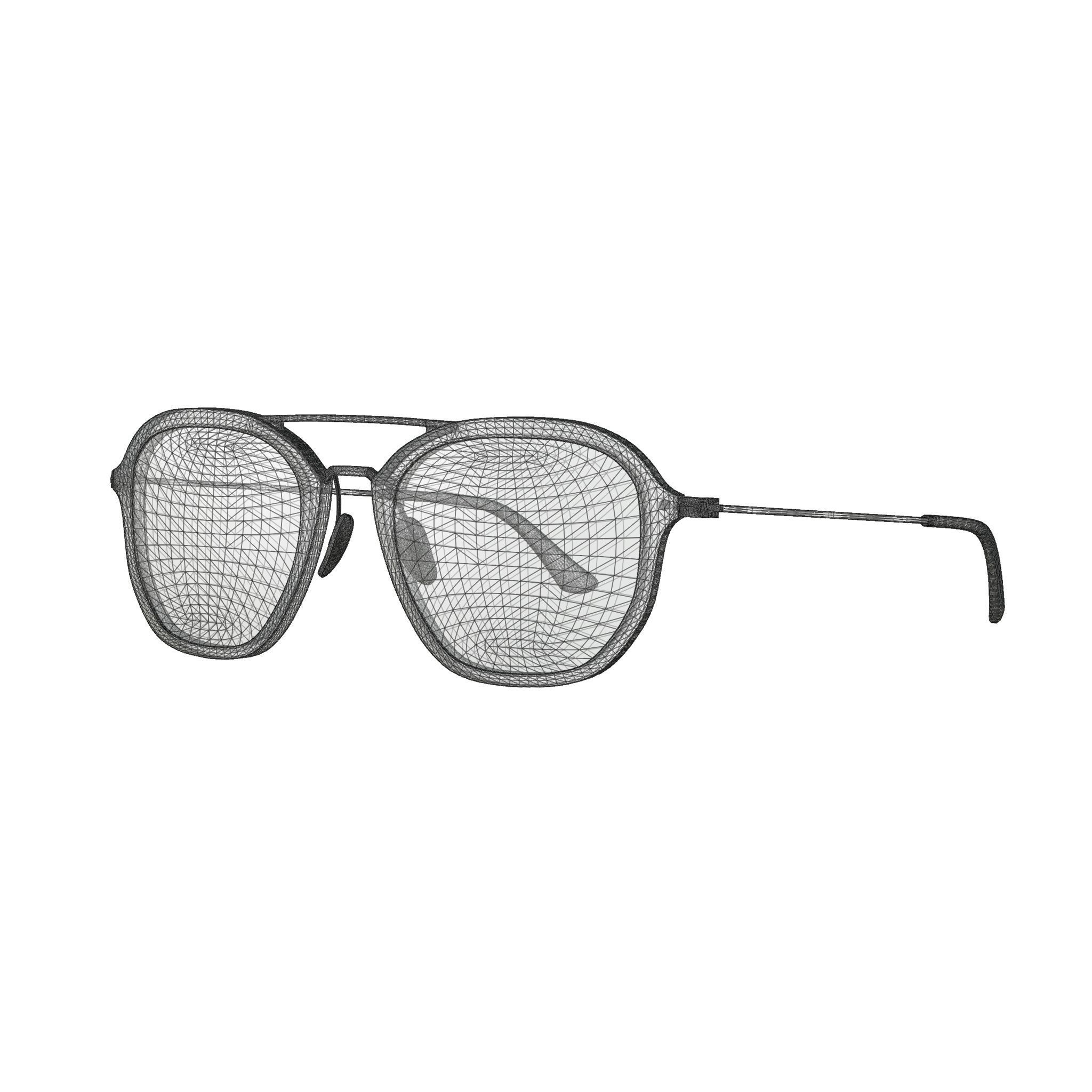 Ray-Ban - RB4273 601 Sunglasses Low-poly 3D model_4