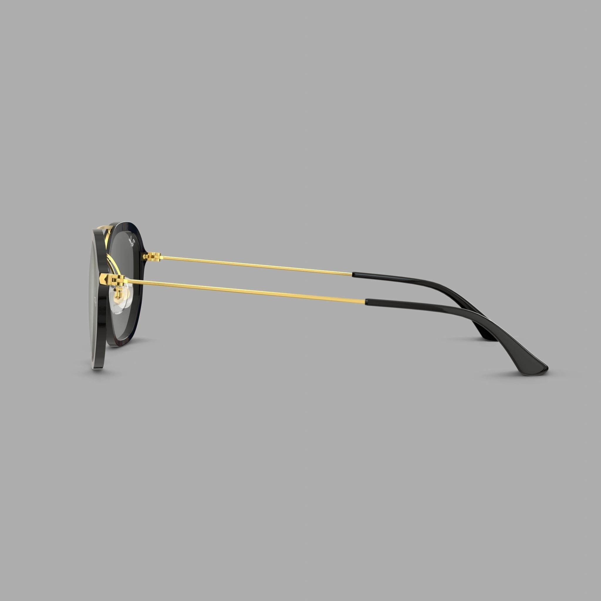 Ray-Ban - RB4273 601 Sunglasses Low-poly 3D model_3