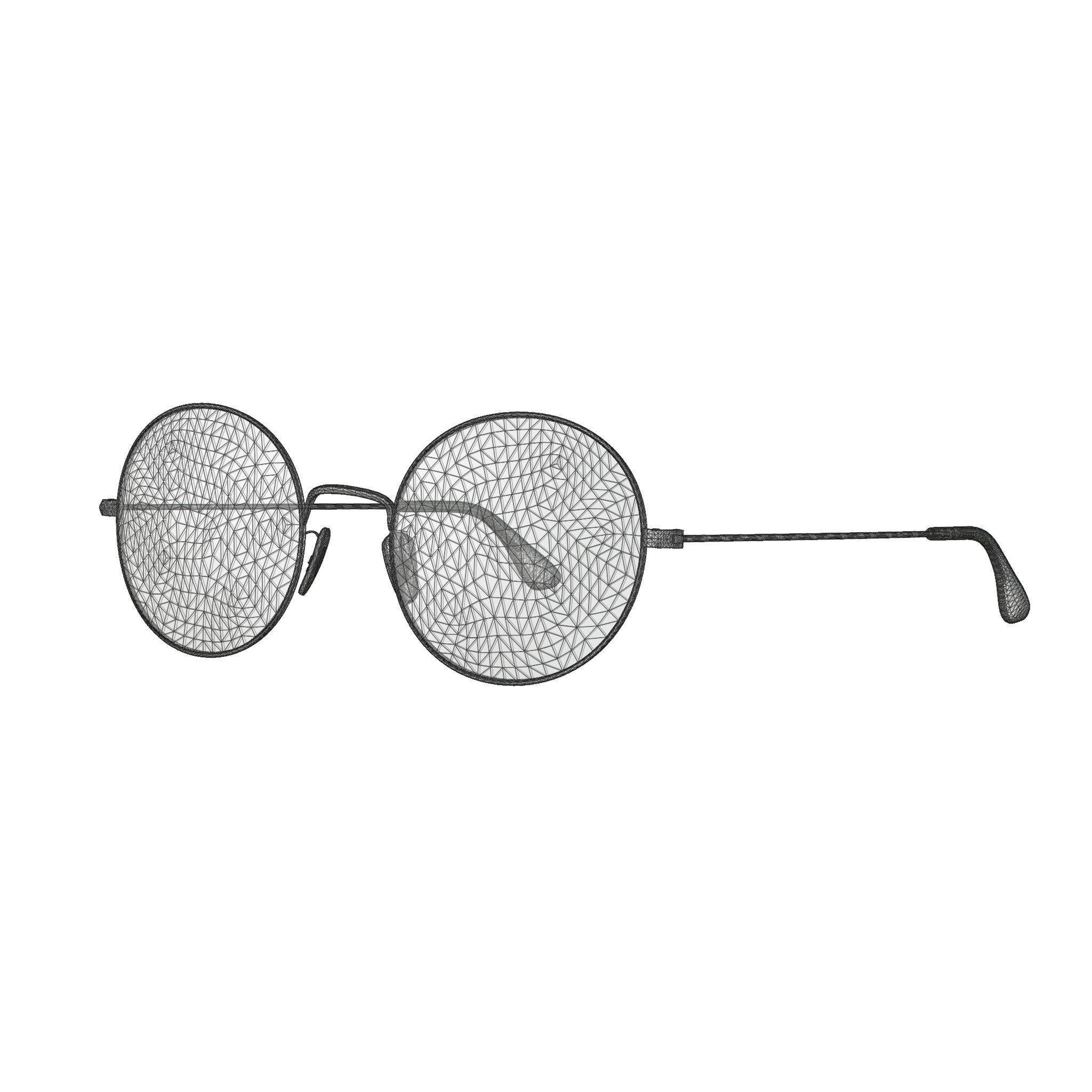 Ray-Ban Ja-Jo - RB3592 Sunglasses Low-poly 3D model_4