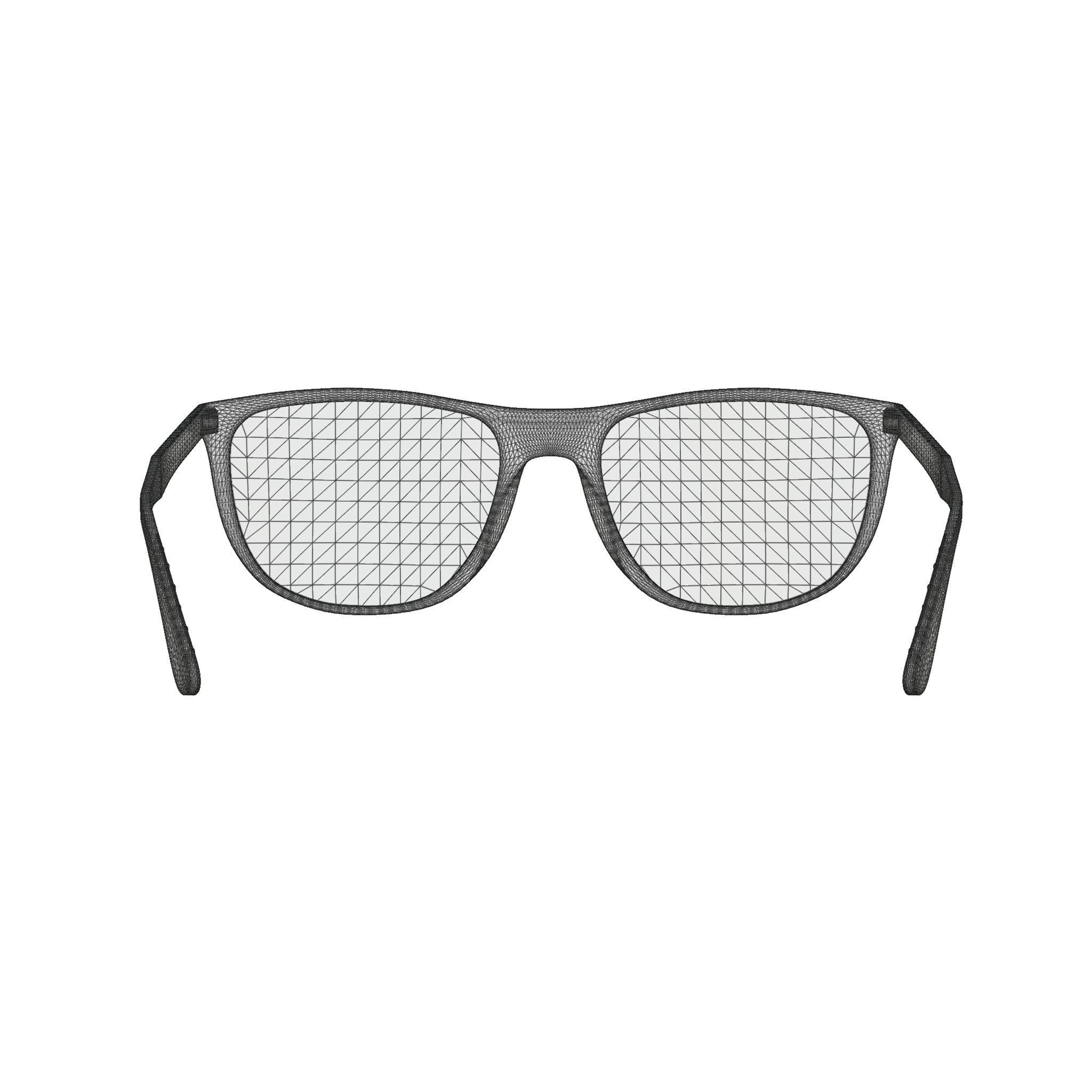 Ray-Ban  - RB4291 601S55 Sunglasses Low-poly 3D model_5