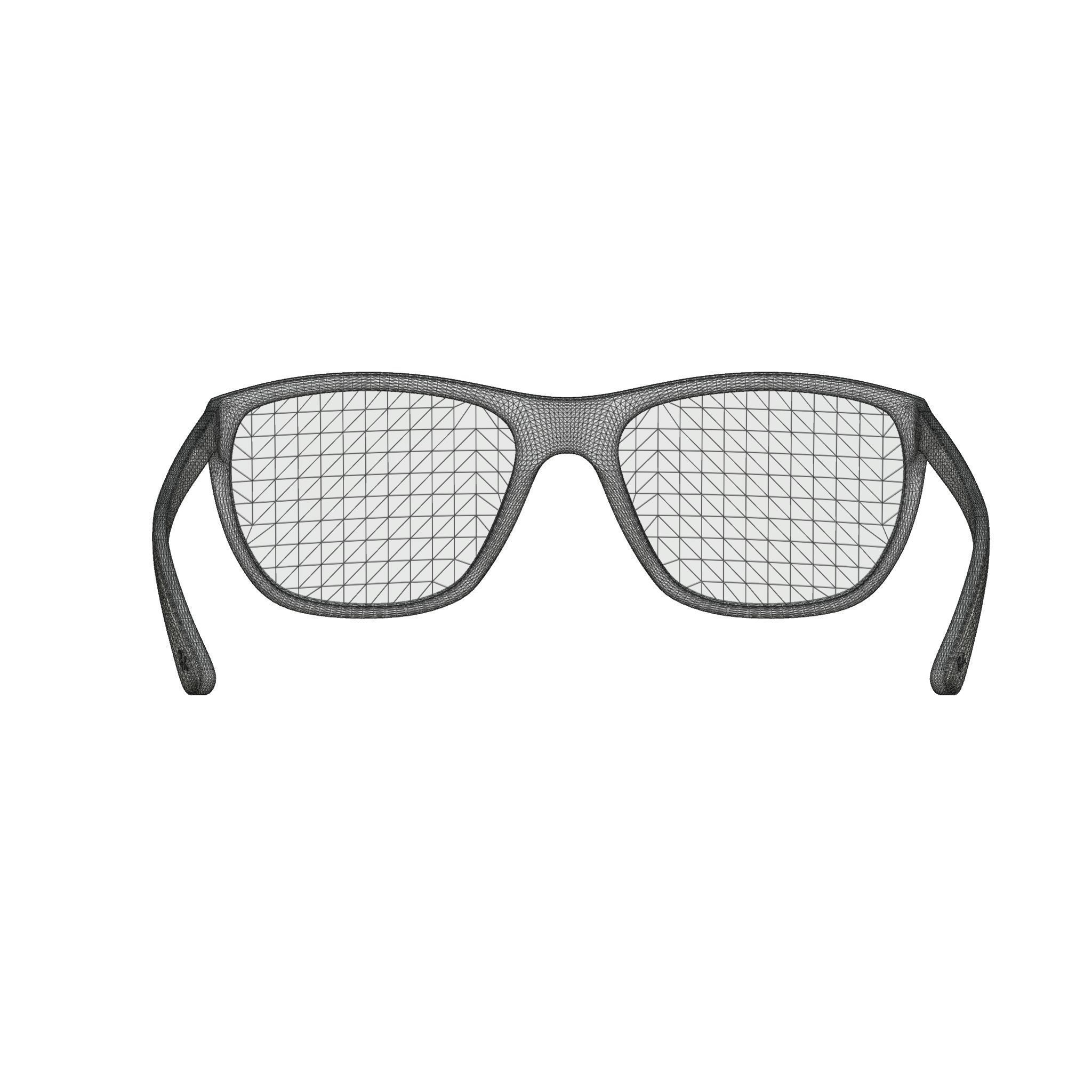 Ray-Ban -  RB4307 601 Sunglasses Low-poly 3D model_5