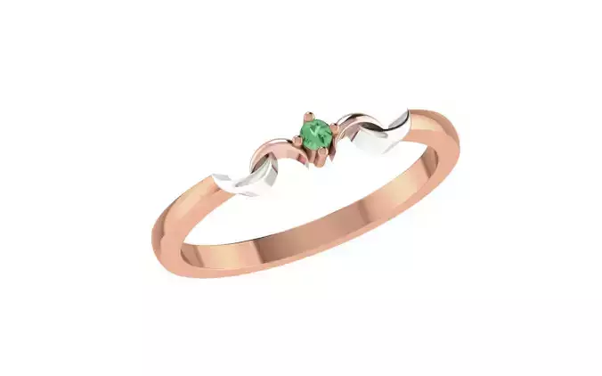 Women Diamond Ring 3dm stl render details