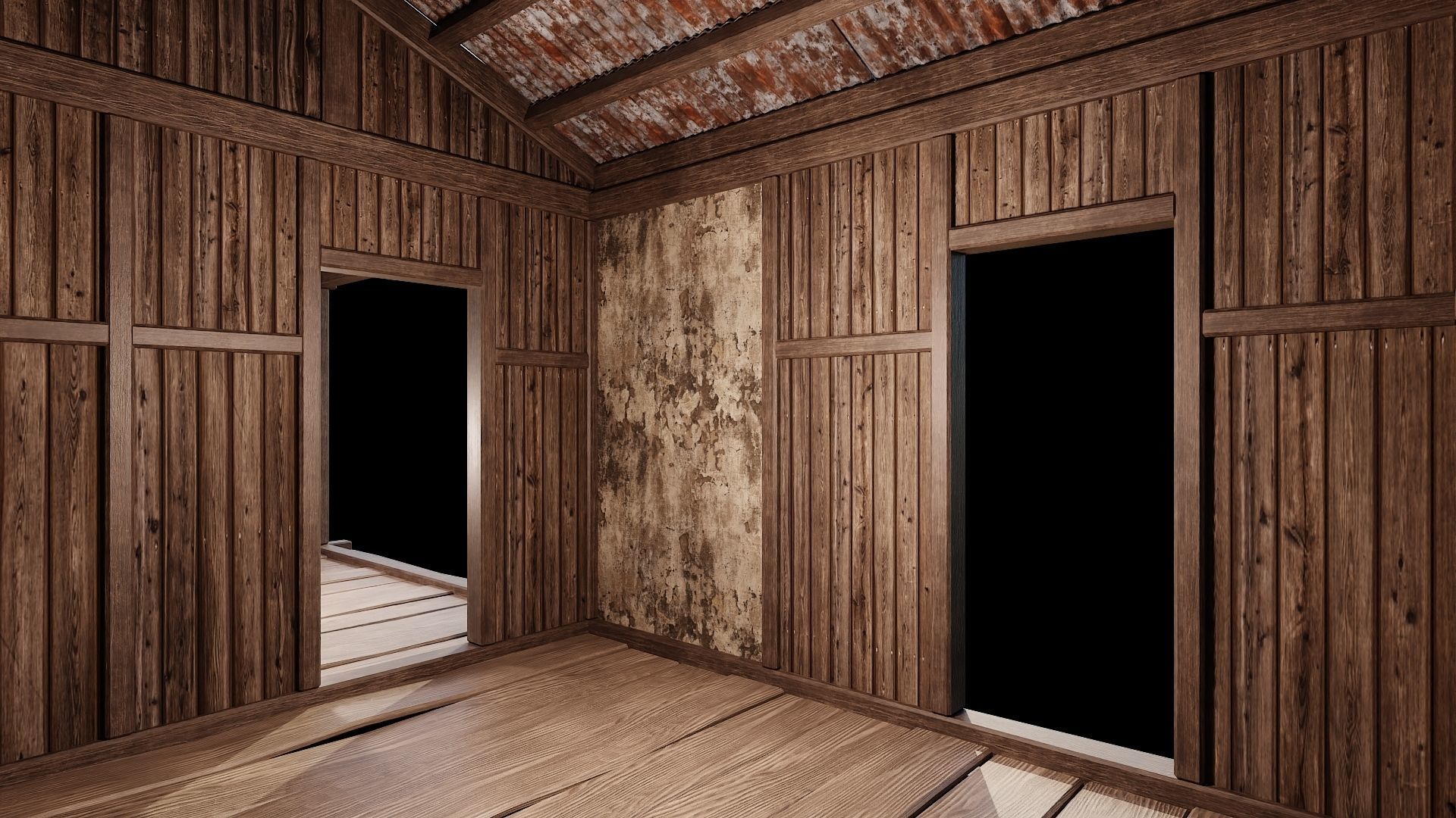 Medieval Houses 61- 4K Textures Game Ready Low-poly 3D model_7