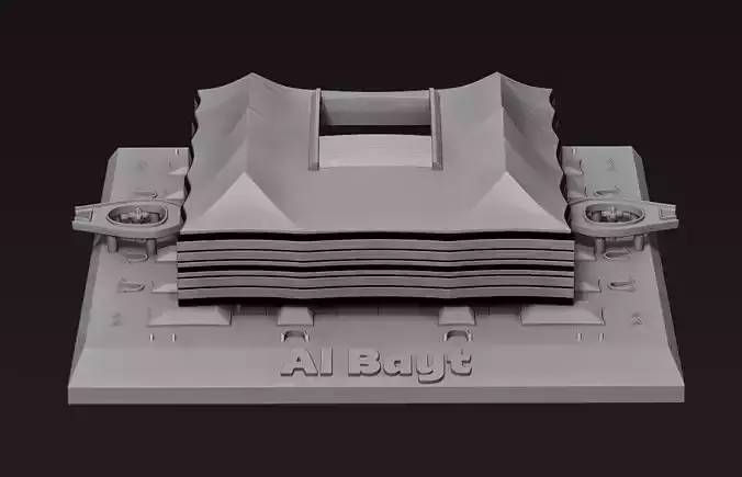 Al Bayt stadium 3d print