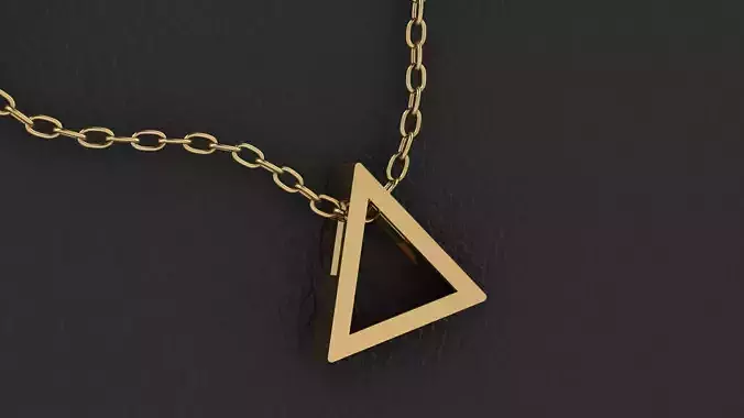 triangle pendant