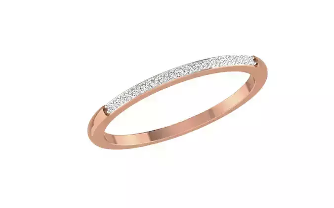 Women Diamond Ring 3dm stl render details