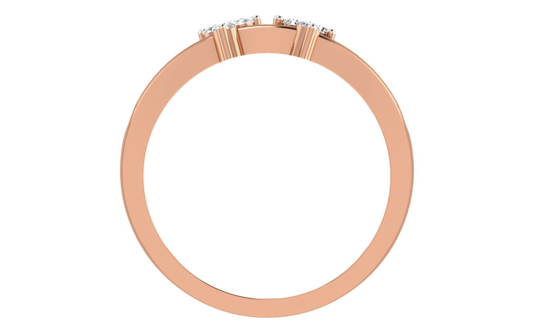 Women Diamond Ring 3dm stl render details 3D print model_2