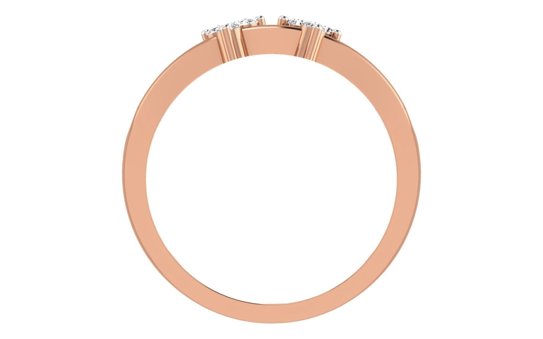 Women Diamond Ring 3dm stl render details 3D print model_4