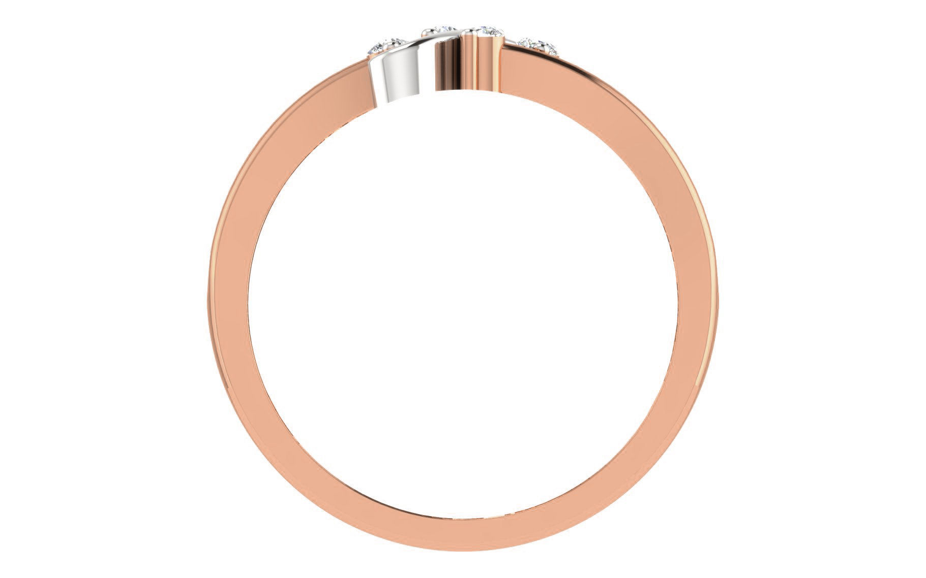 Women Diamond Ring 3dm stl render details 3D print model_2