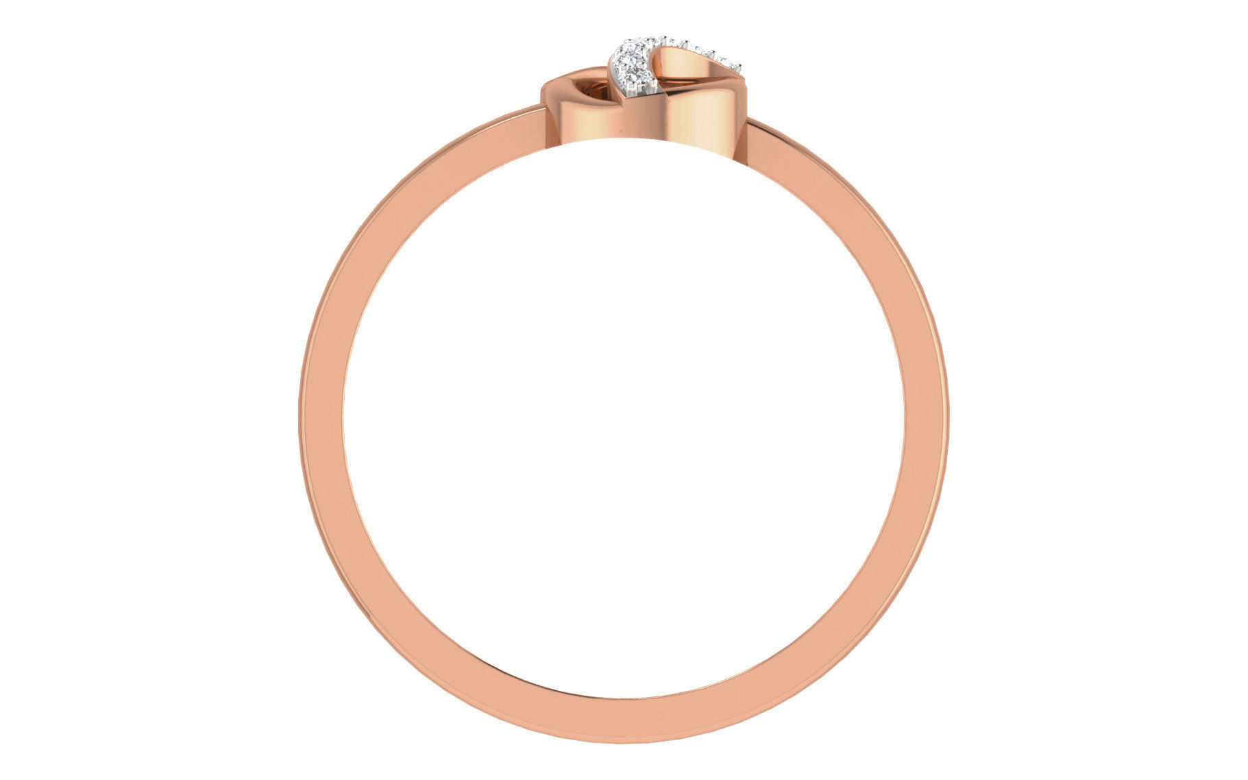 Women Diamond Ring 3dm stl render details 3D print model_2