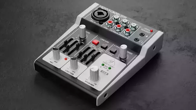 Xenyx302USB Audio Interface 3D model