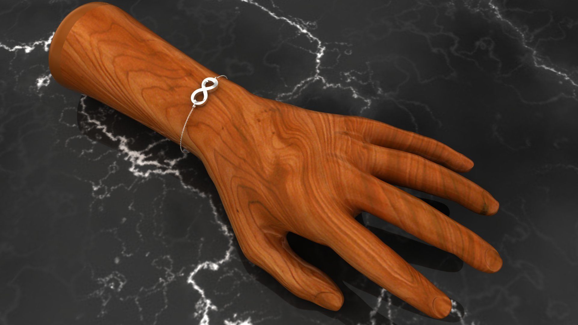 Bracelet B5 The luxury female bracelet 3D print model_22