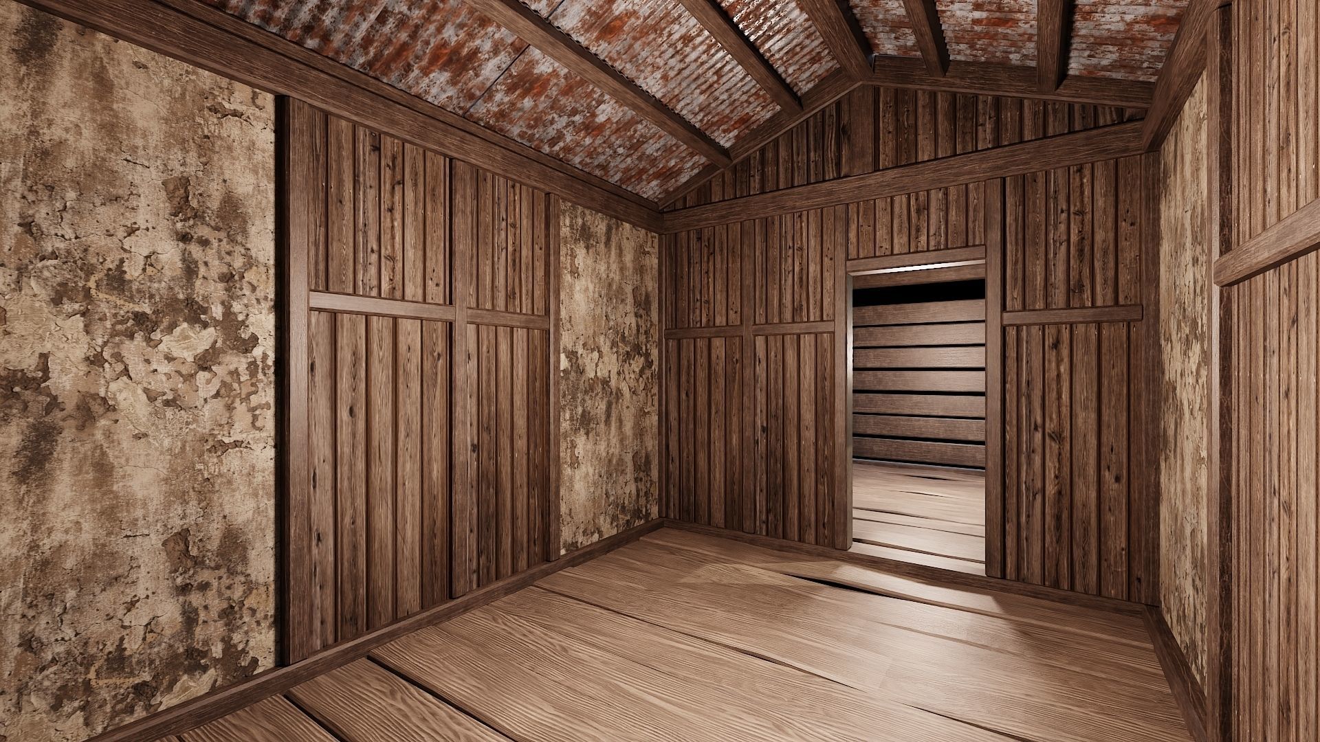 Medieval Houses 65- 4K Textures Game Ready Low-poly 3D model_5