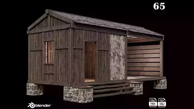 Medieval Houses 65- 4K Textures Game Ready