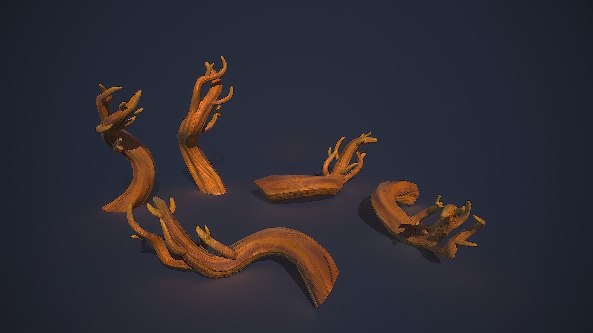 Artefacts Pack Low-poly 3D model_7