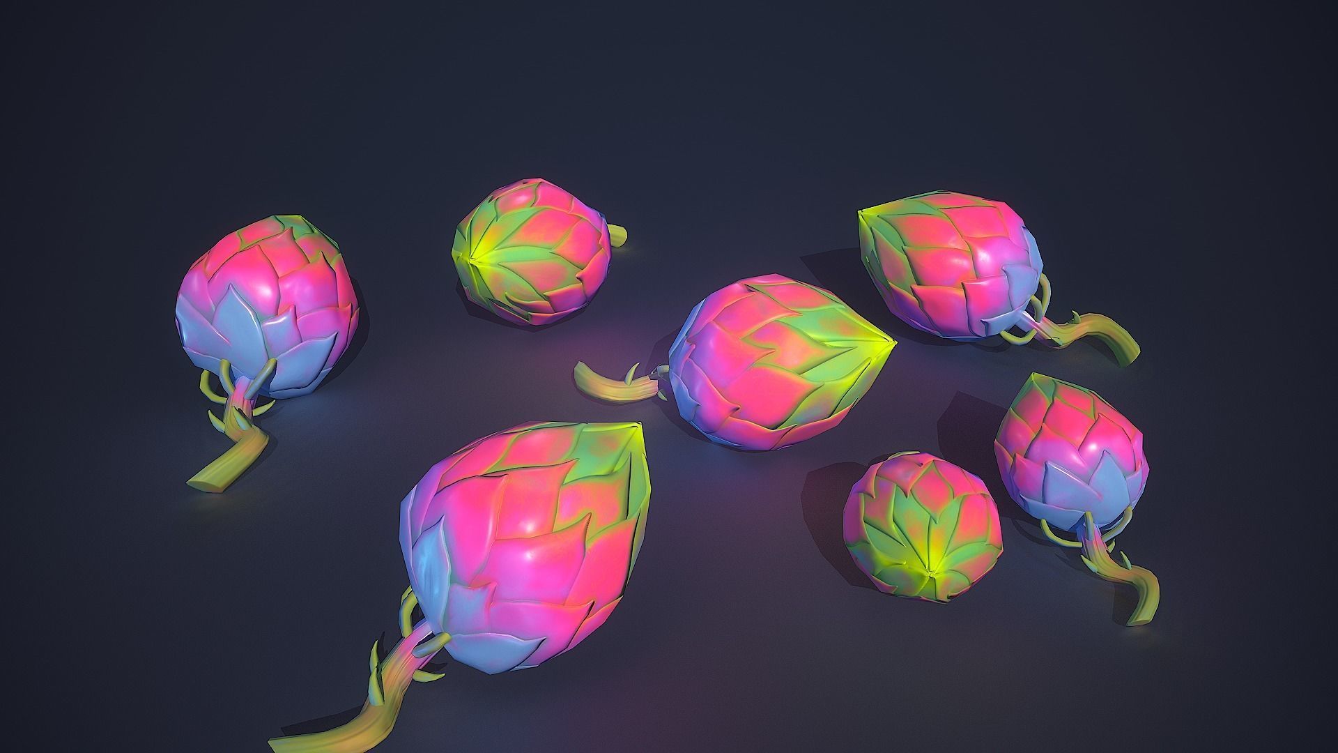 Artefacts Pack Low-poly 3D model_4