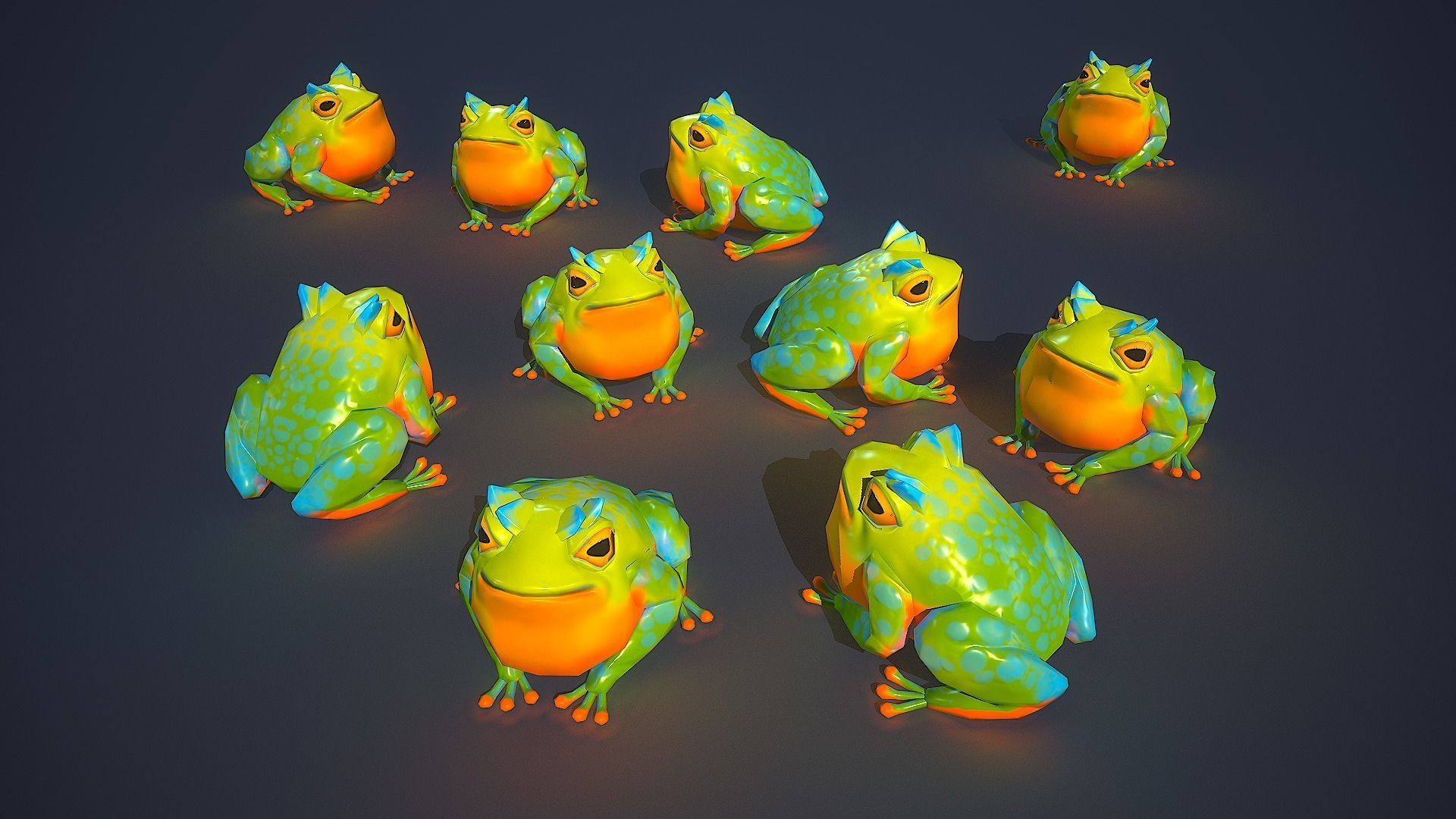 Artefacts Pack Low-poly 3D model_5