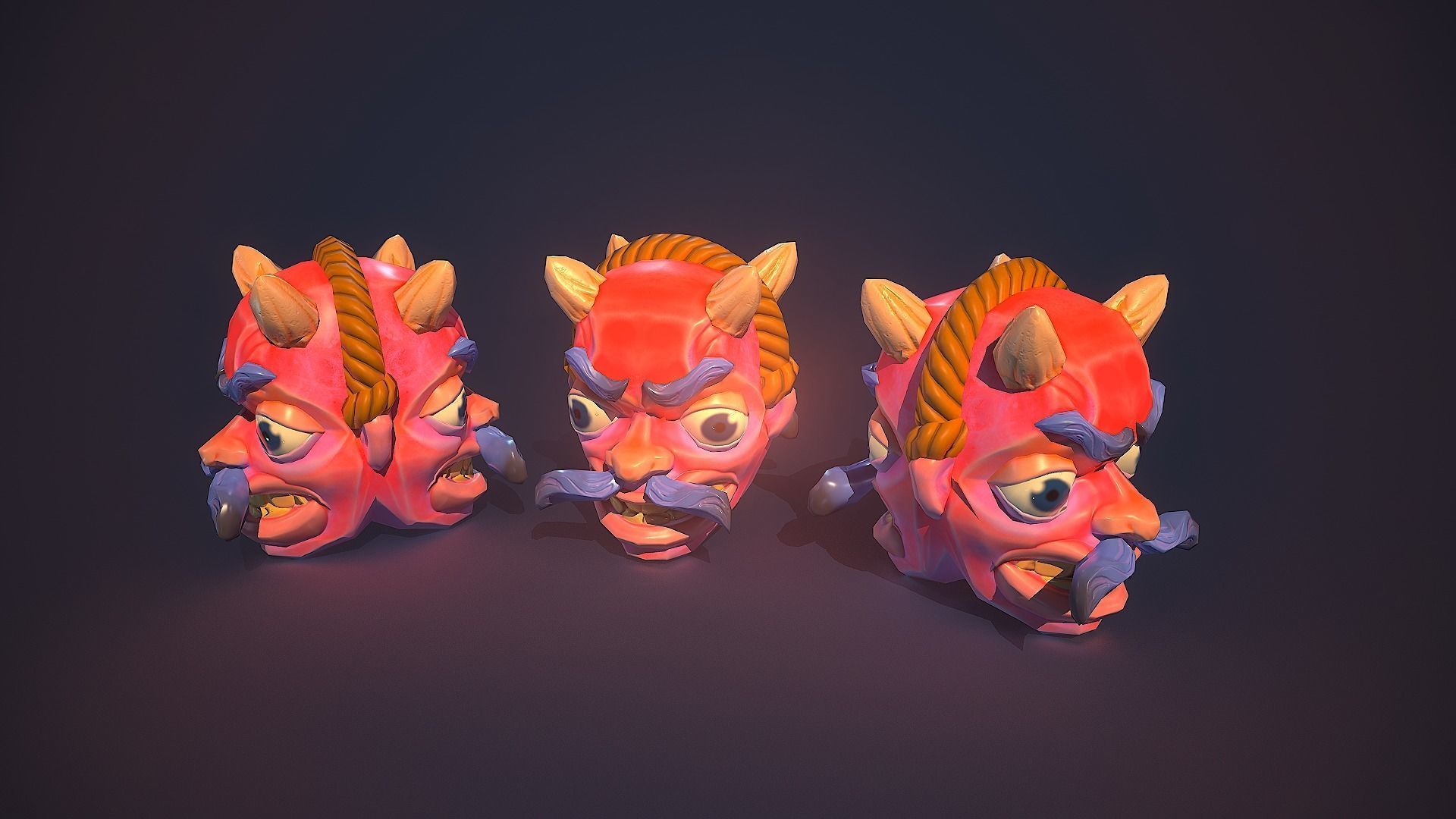 Artefacts Pack Low-poly 3D model_6