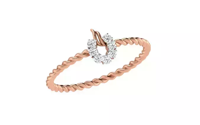 Women Diamond Ring 3dm stl render details 3D print model Women Diamond Ring 3dm stl render details 3D print model